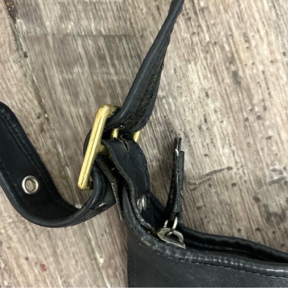 Vintage Coach Legacy Hobo 1991 Black Leather Crossbody large - Picture 3 of 16